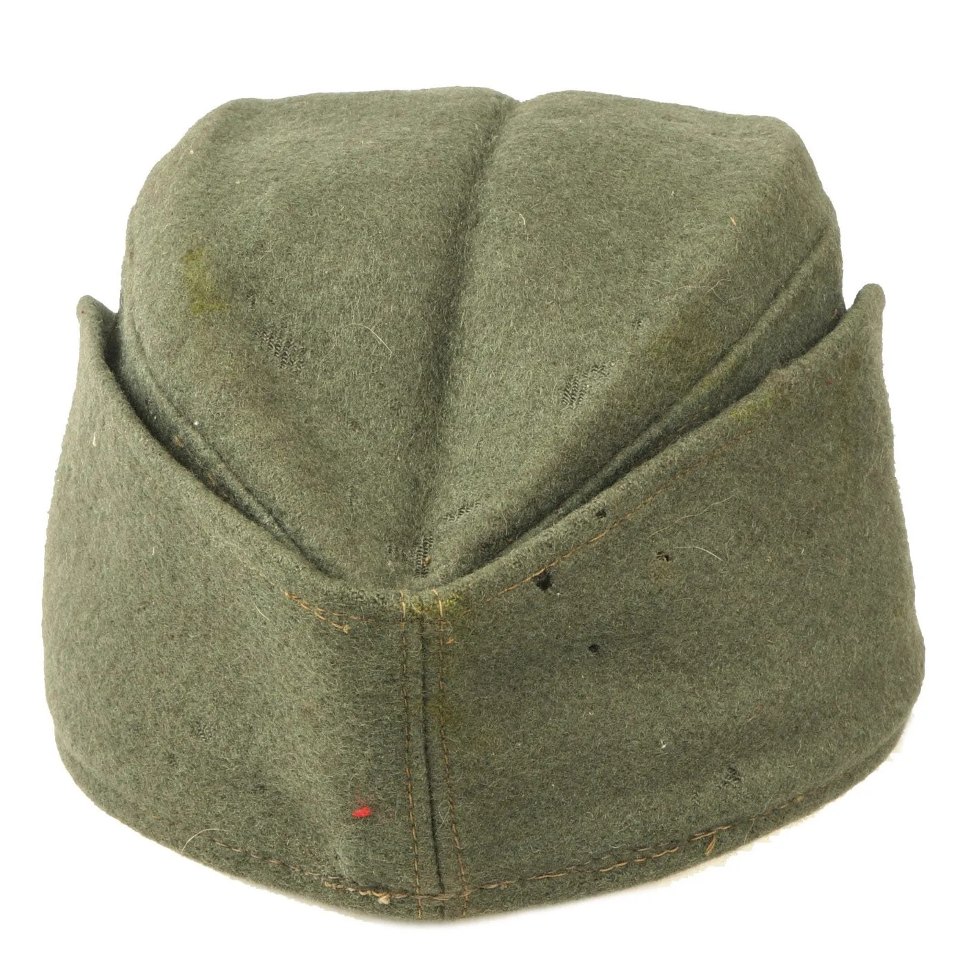 Original German WWII Heer Army EM-NCO Wool Prewar Czech Overseas Cap - size 53