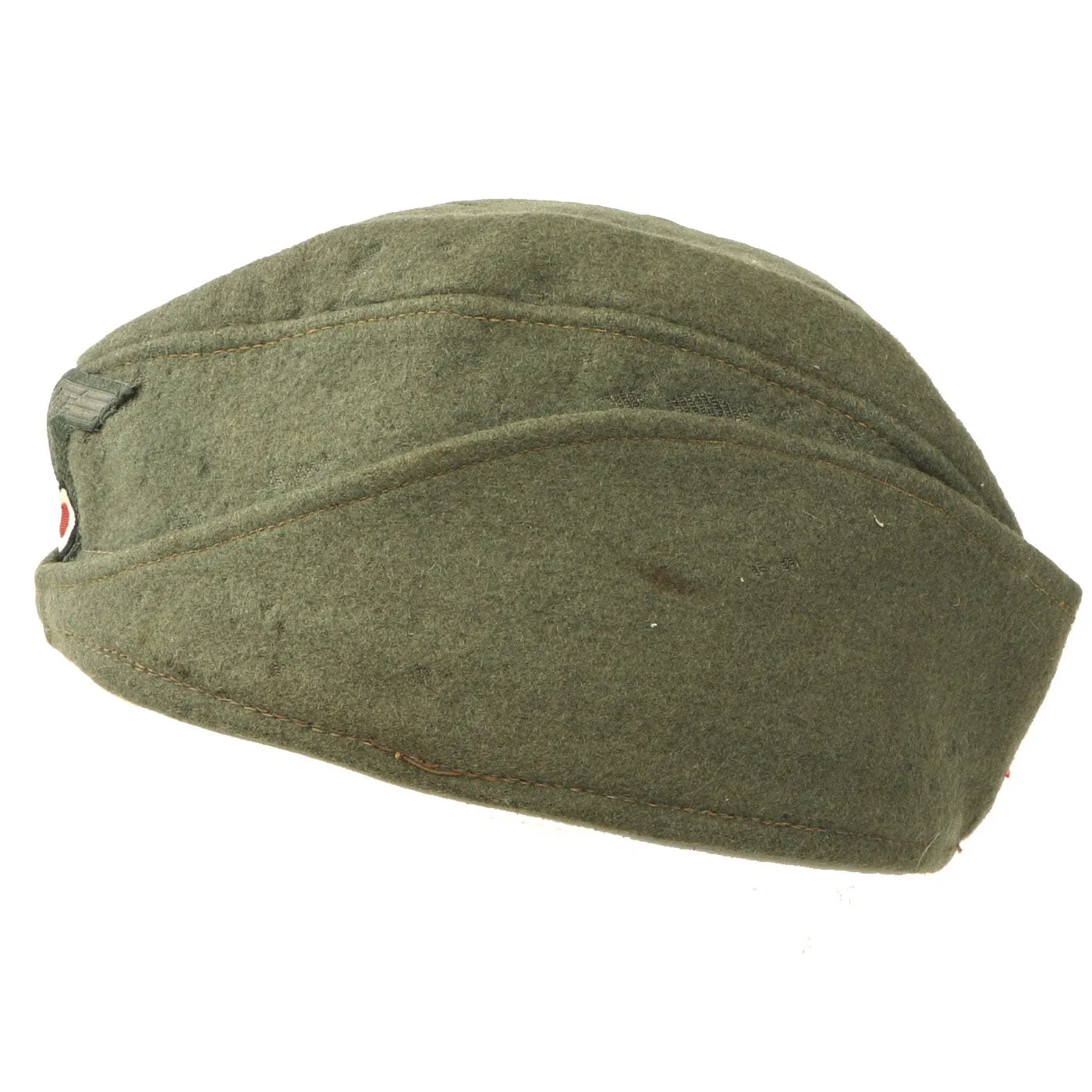 Original German WWII Heer Army EM-NCO Wool Prewar Czech Overseas Cap - size 53