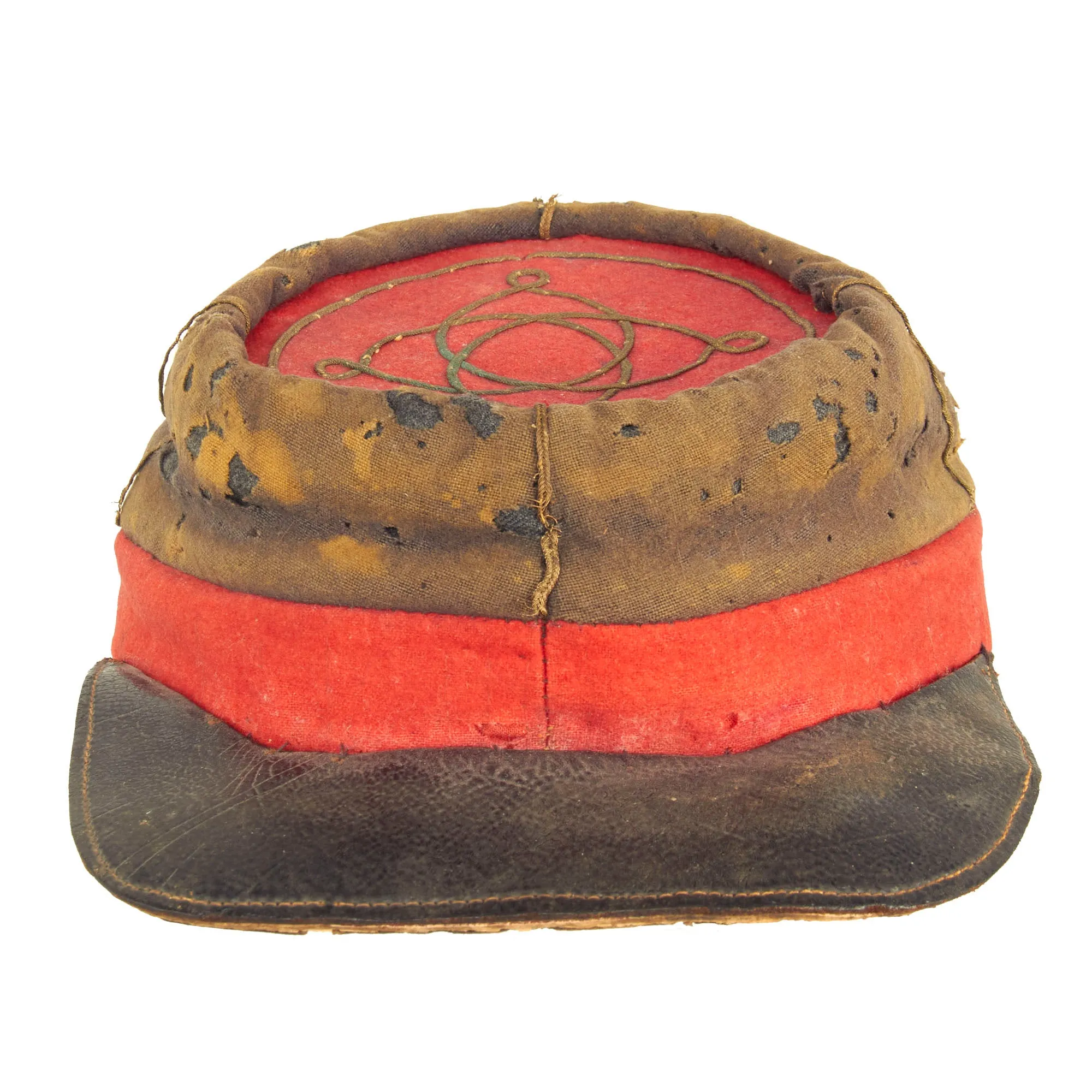 Original U.S. Civil War Confederate Richmond Virginia Depot Artillery Officer’s Kepi