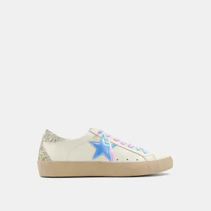 Paula Metallic Blue Sneaker