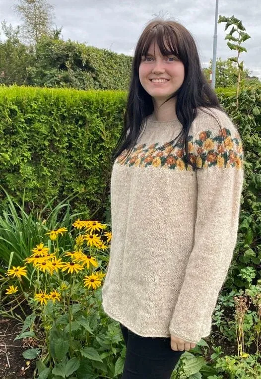 Rosalie -  Grey and Blue Plotulopi Knitting Kit