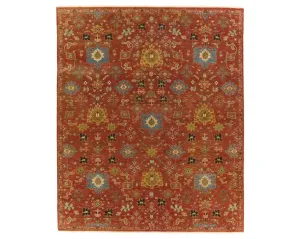 Samira SMA01 Red/Black Rug