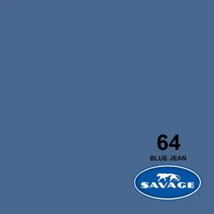 Savage Seamless Paper 7'- Blue Jean #64