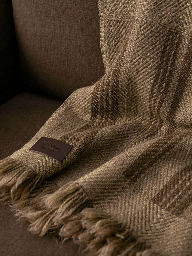 Shepherd's Wool Blanket - Taupe