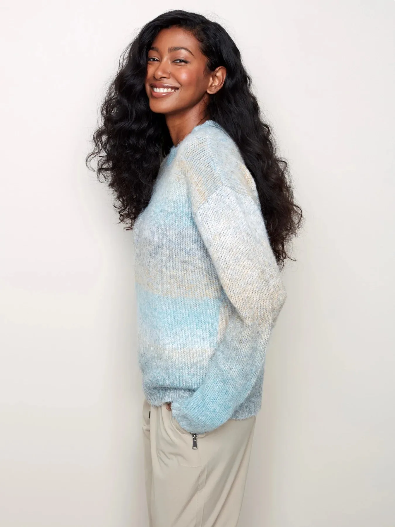 SPACE DYE PULLOVER