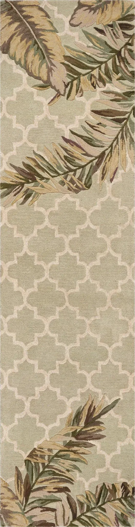Sparta 3153 Tropical Mosaic Sage Rug