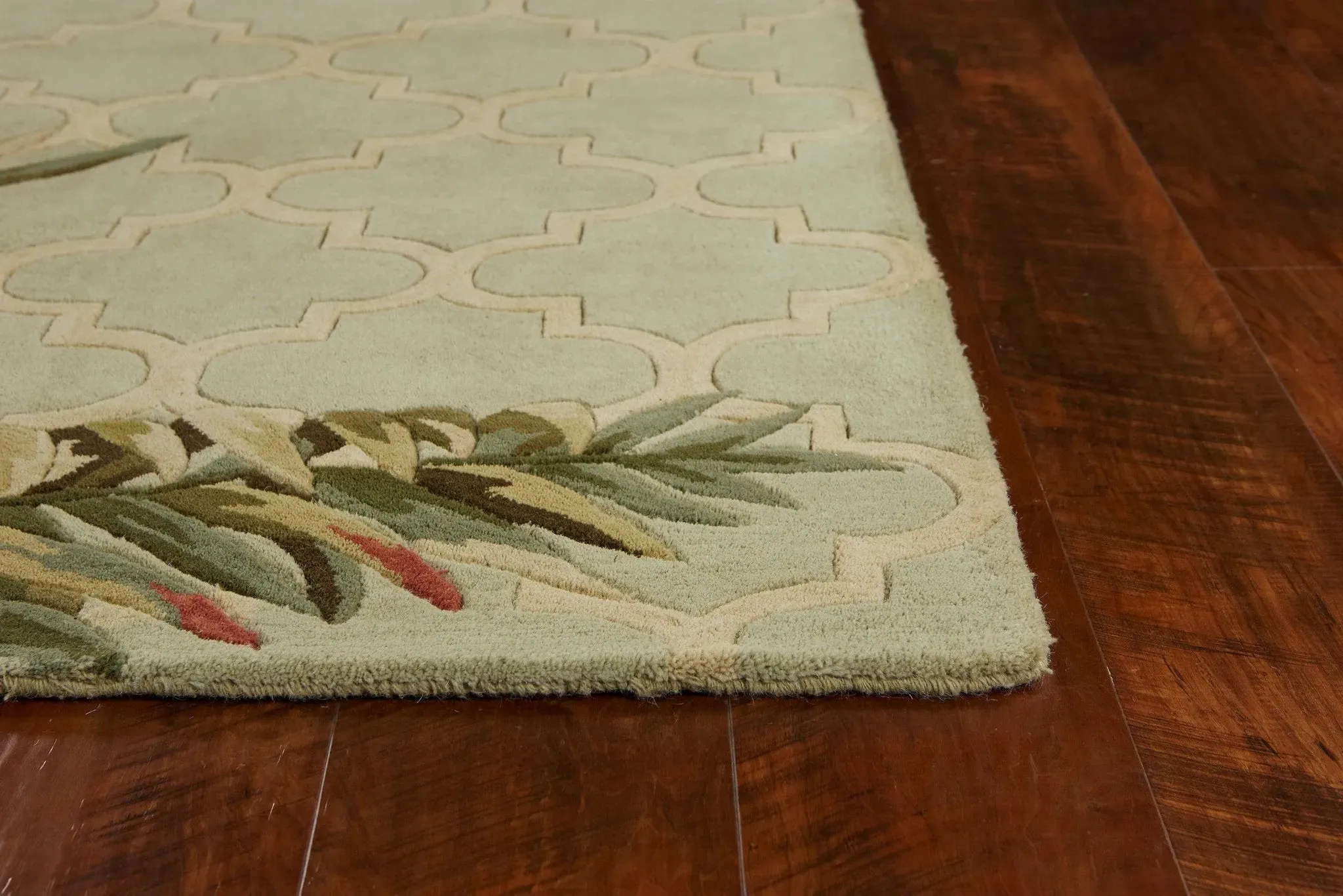 Sparta 3153 Tropical Mosaic Sage Rug