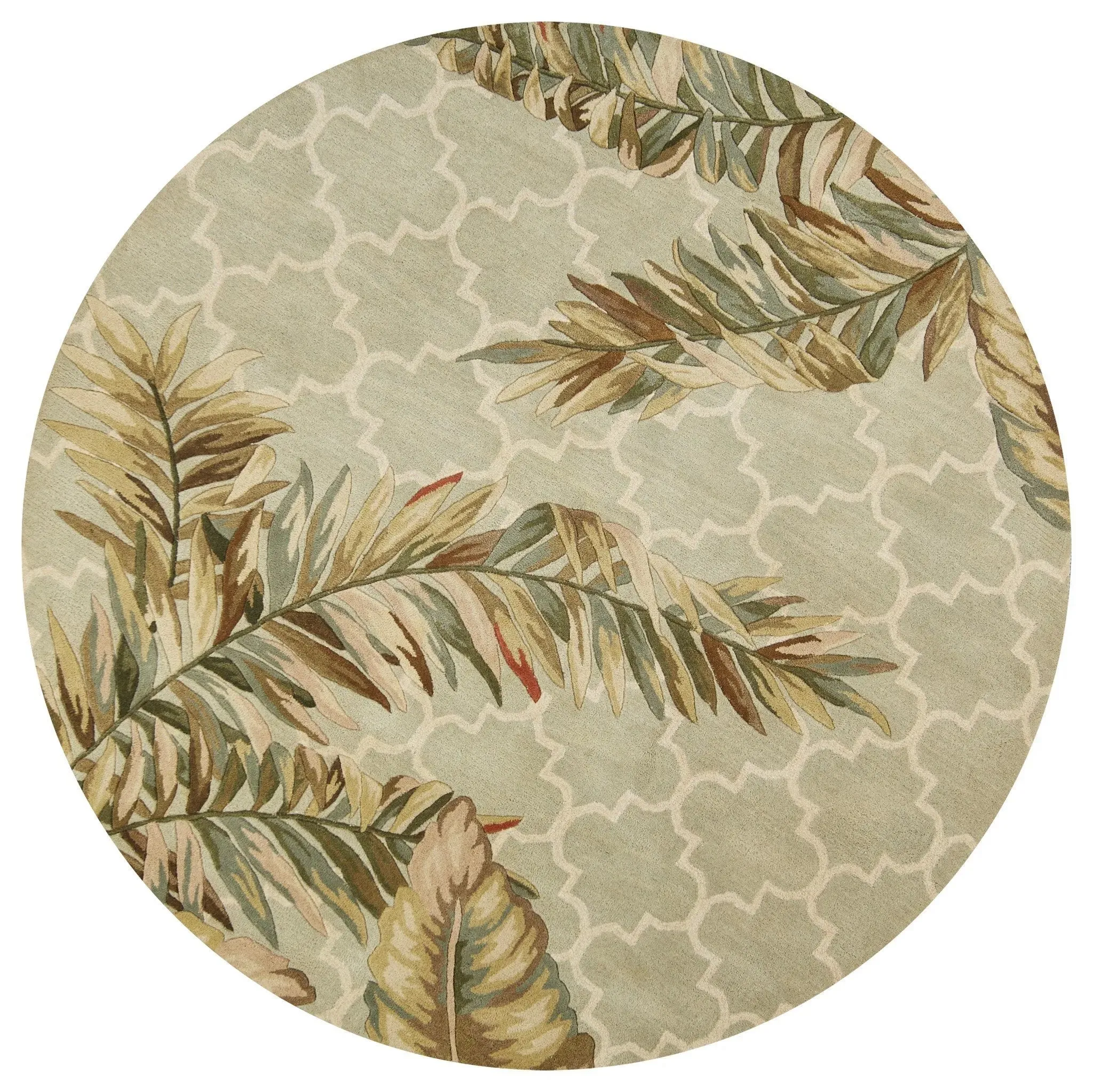 Sparta 3153 Tropical Mosaic Sage Rug
