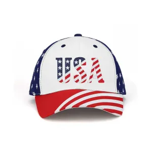 Structured USA Stars & Stripes Flag Cap
