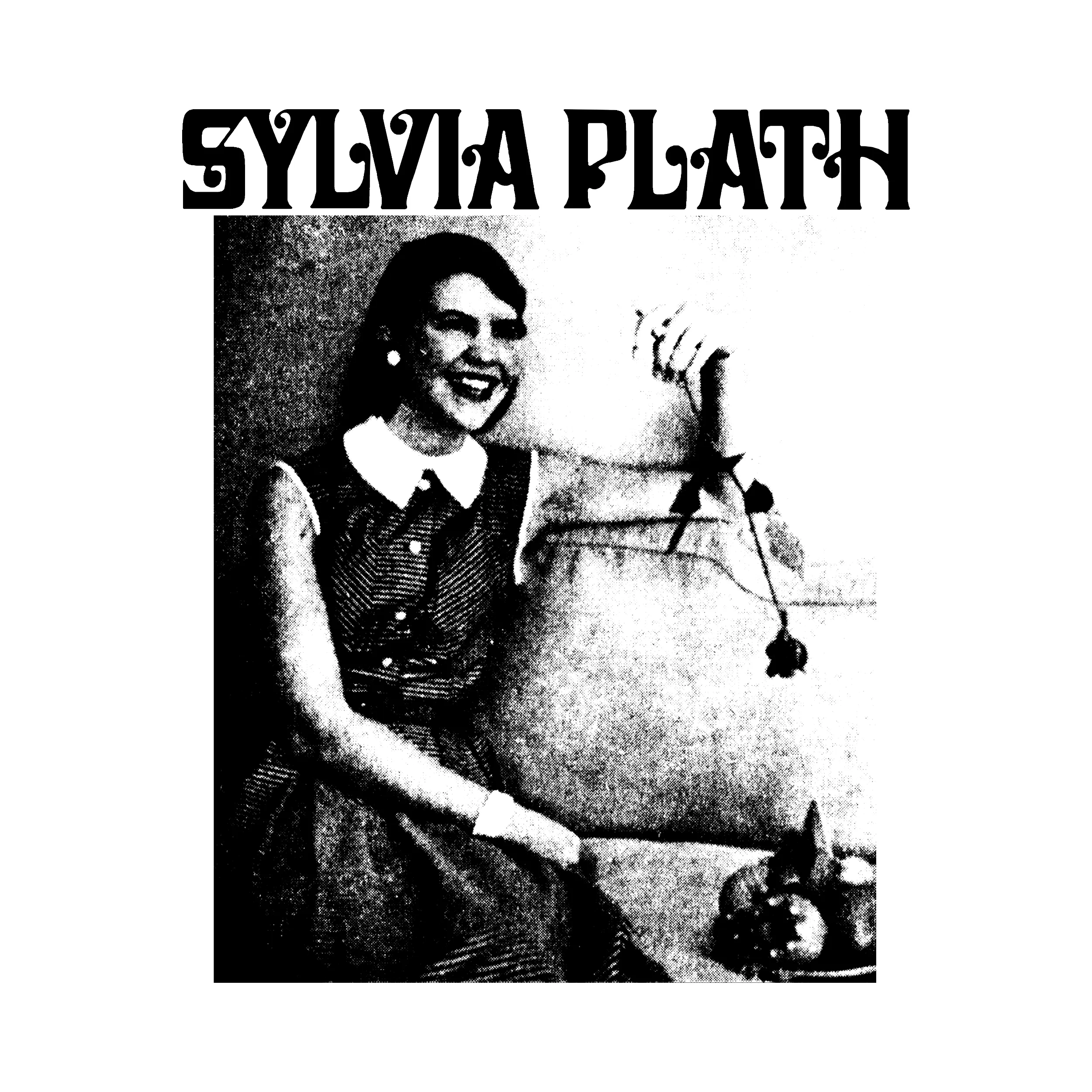 Sylvia Plath Slim Fit Tee