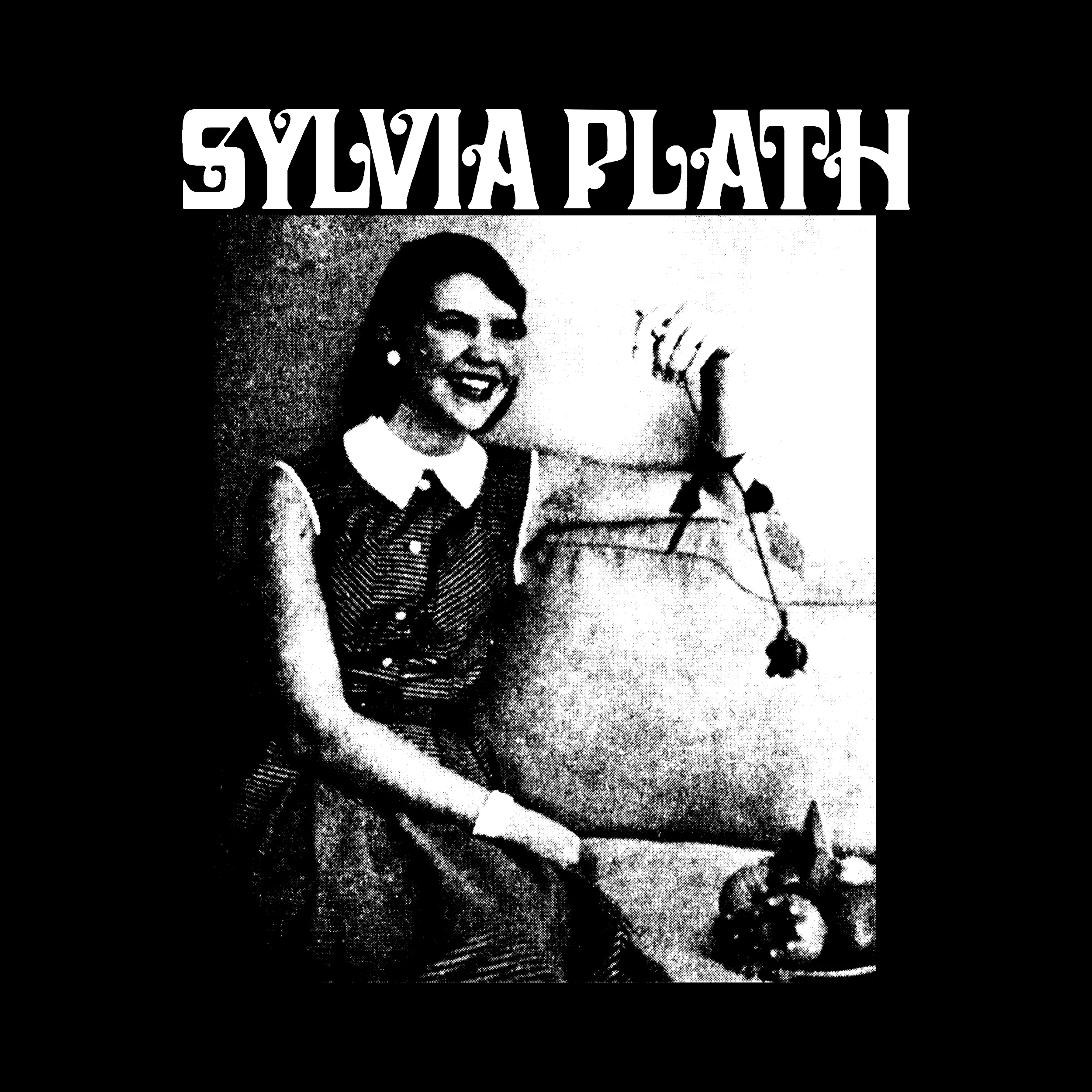 Sylvia Plath Slim Fit Tee