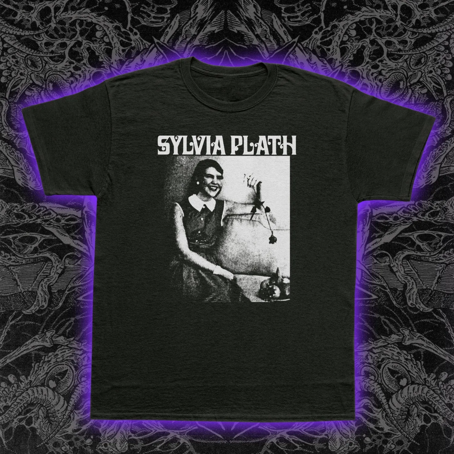 Sylvia Plath Slim Fit Tee