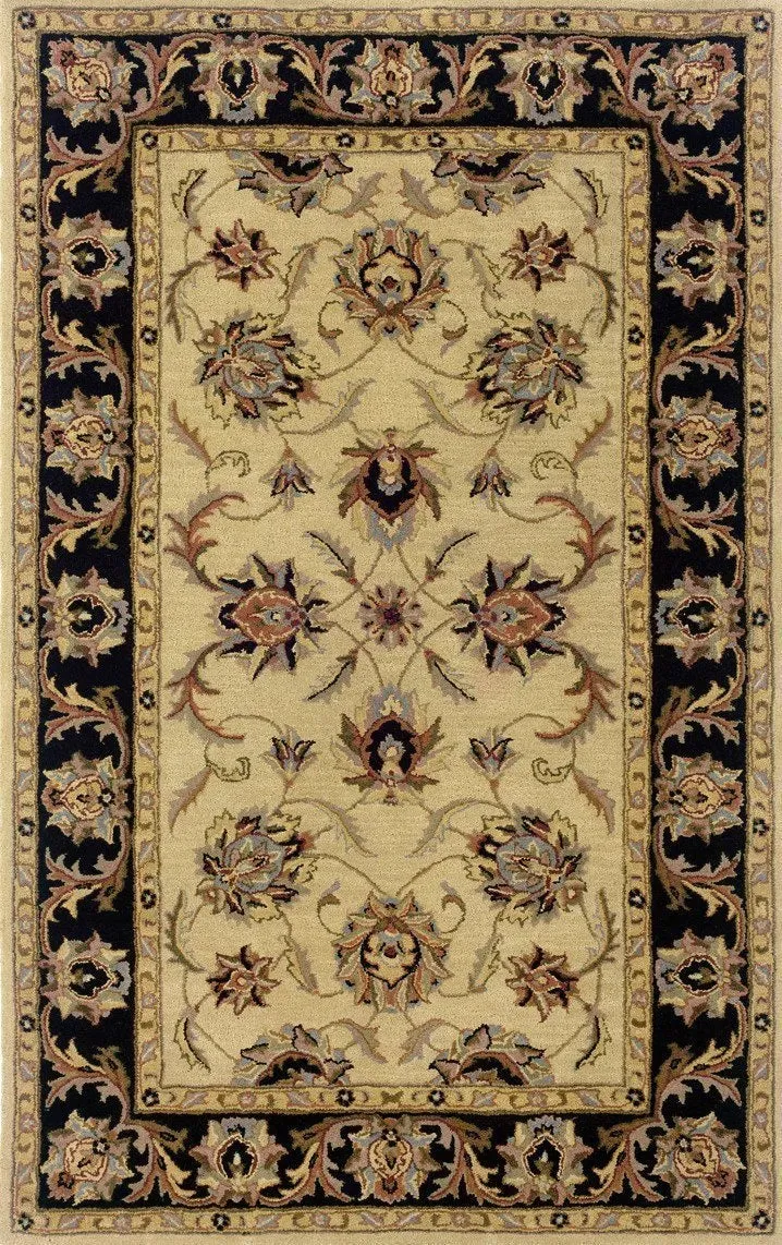 Windsor 23105 Ivory Black Rug