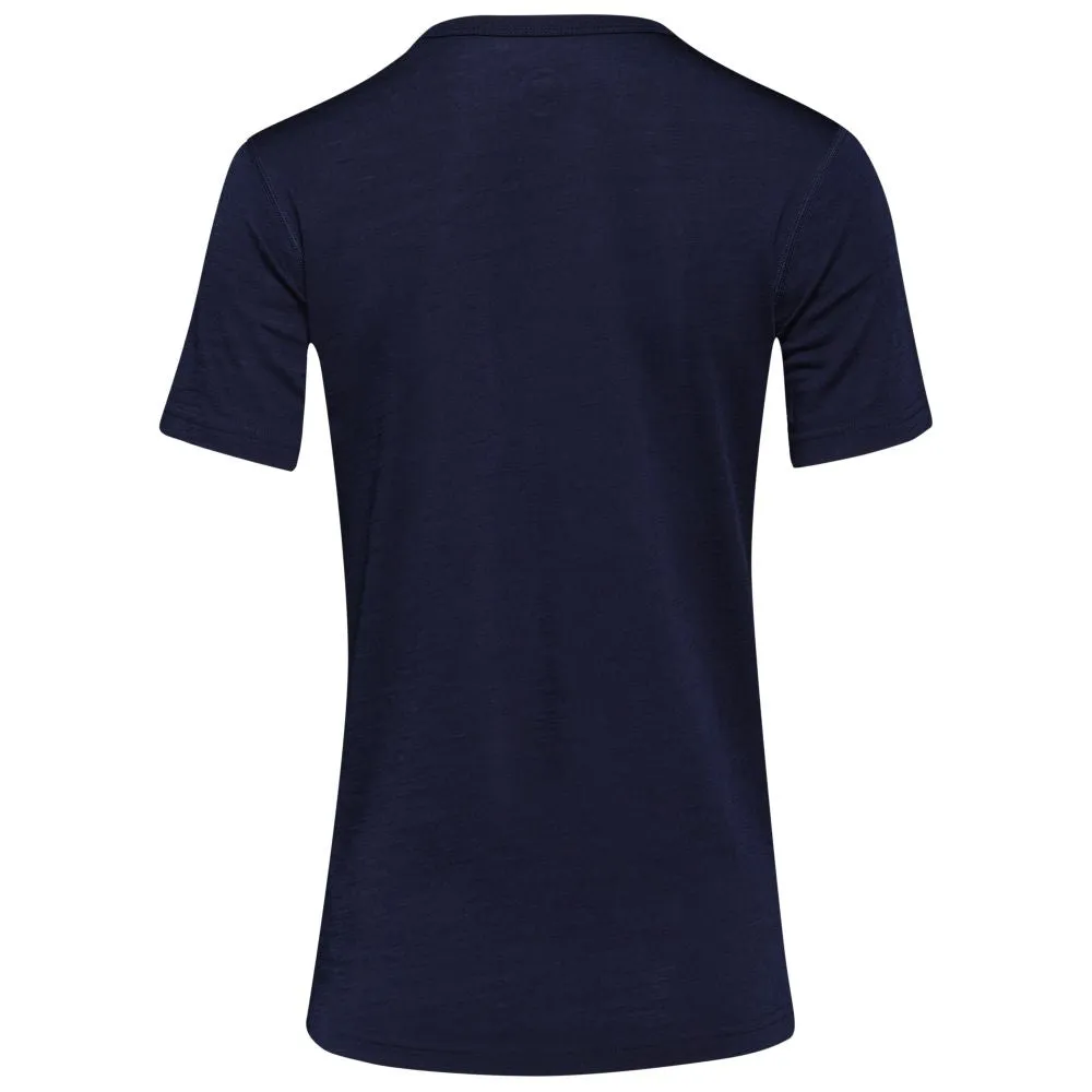 Womens Merino 150 Odd One Out Tee (Navy/Sky)