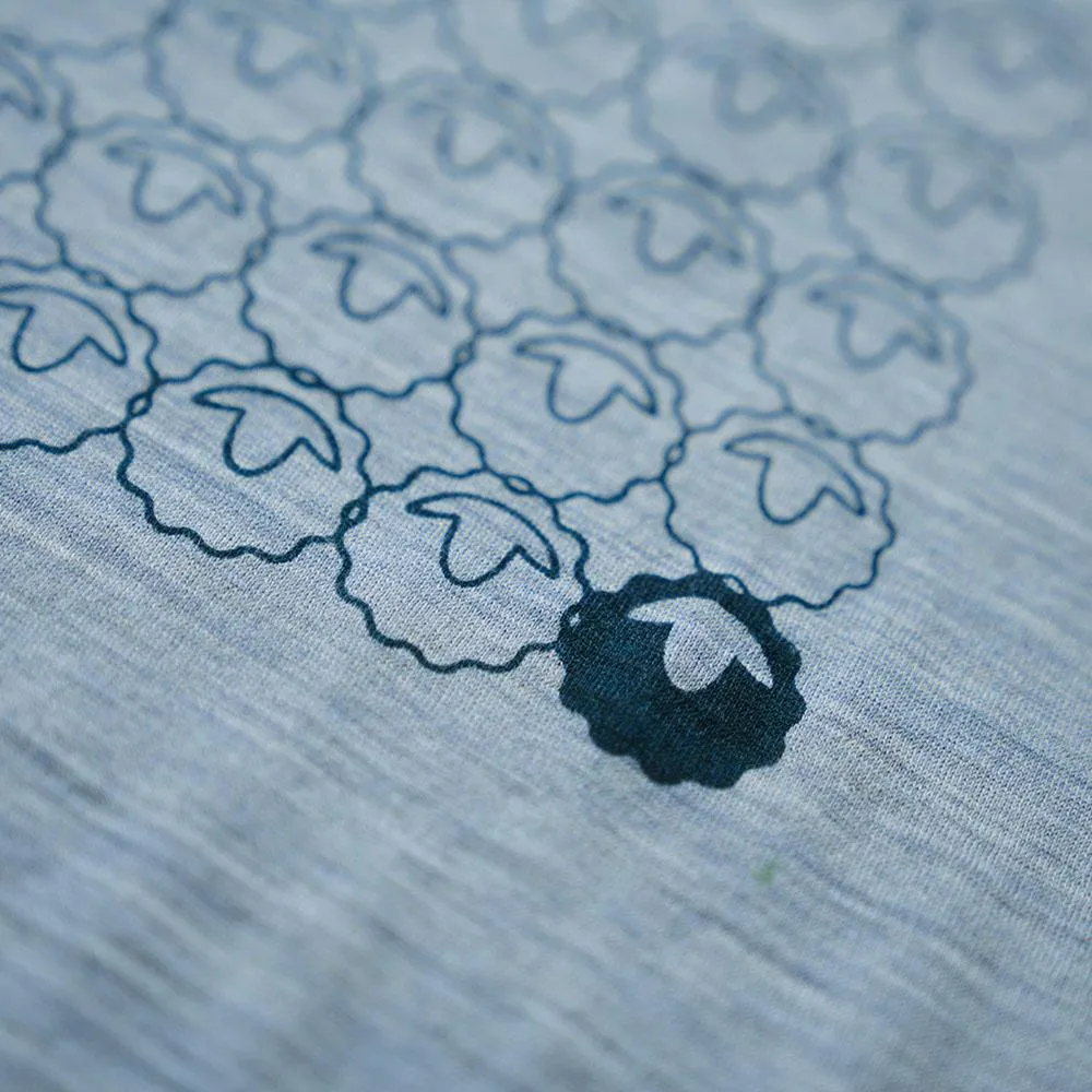 Womens Merino 150 Odd One Out Tee (Sky)