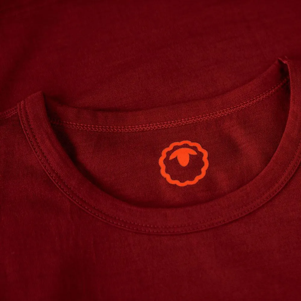 Womens Merino 150 Sheep Tee (Red)