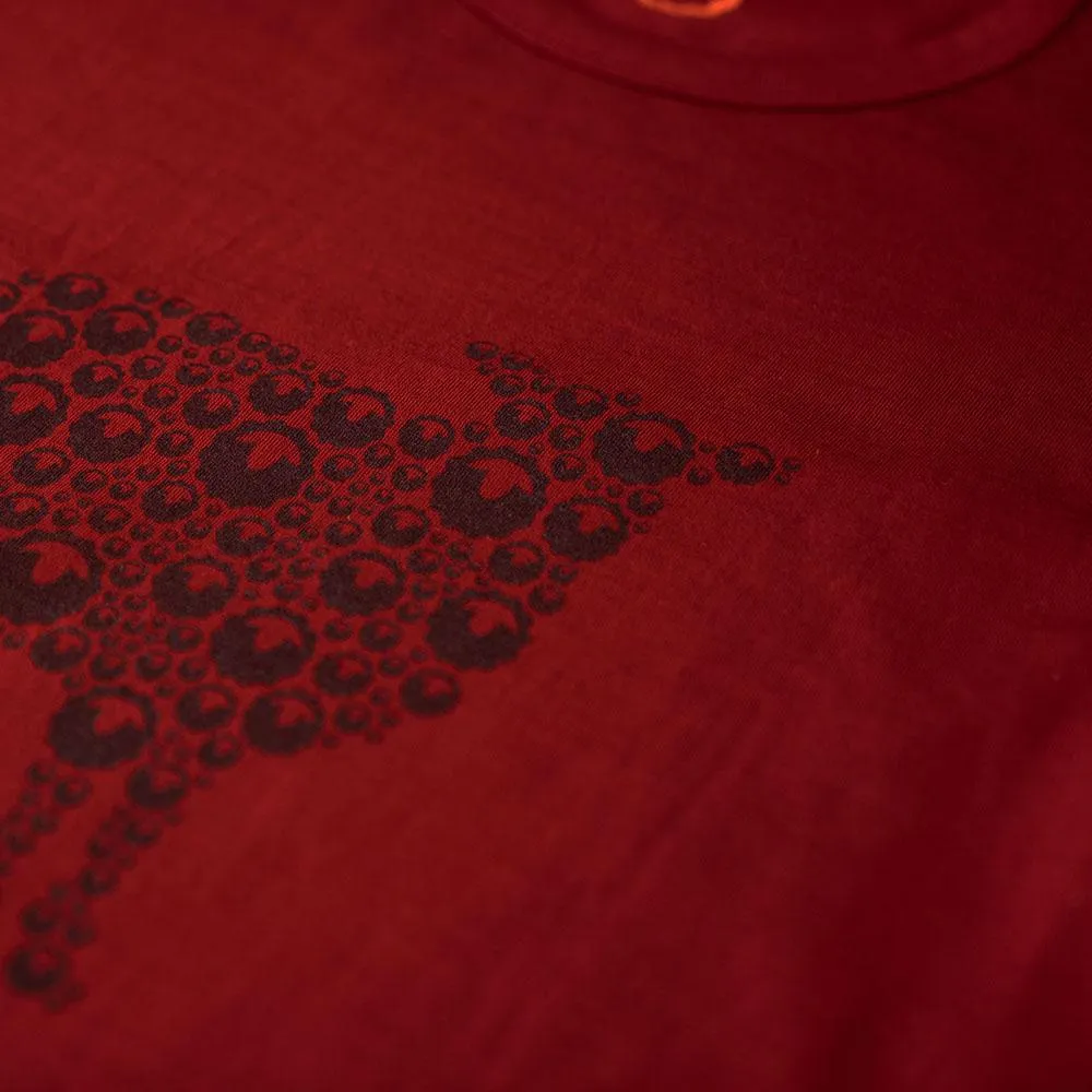 Womens Merino 150 Sheep Tee (Red)