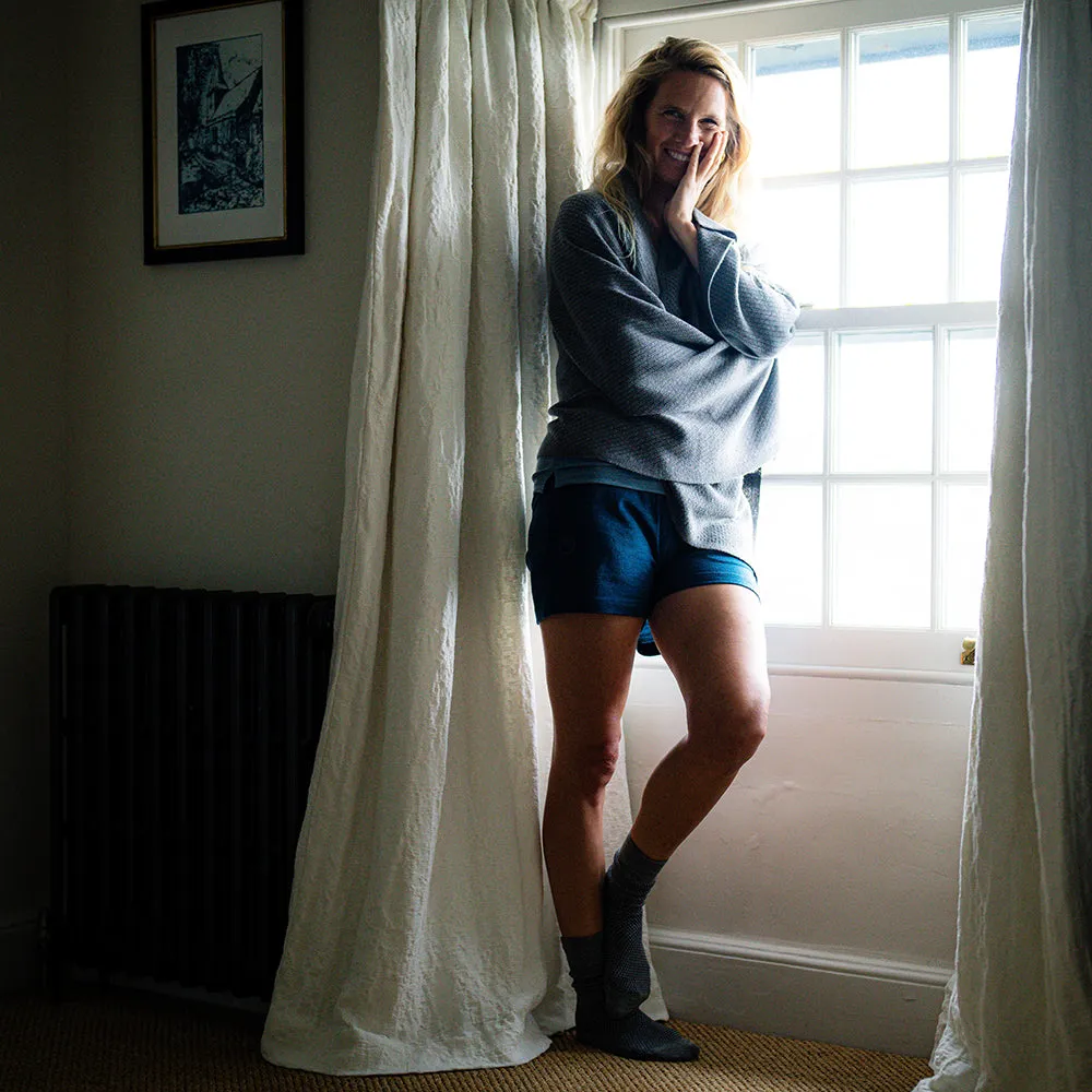 Womens Merino Blend 200 PJ Shorts (Petrol)