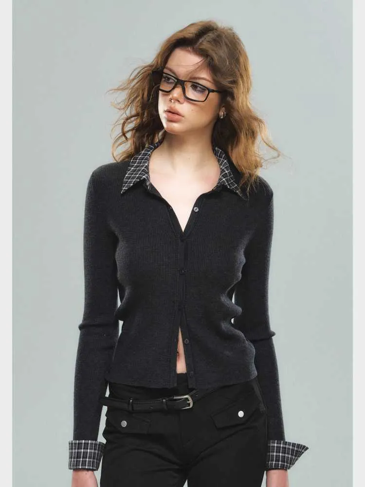 Wool knit cardigan【s0000010585】