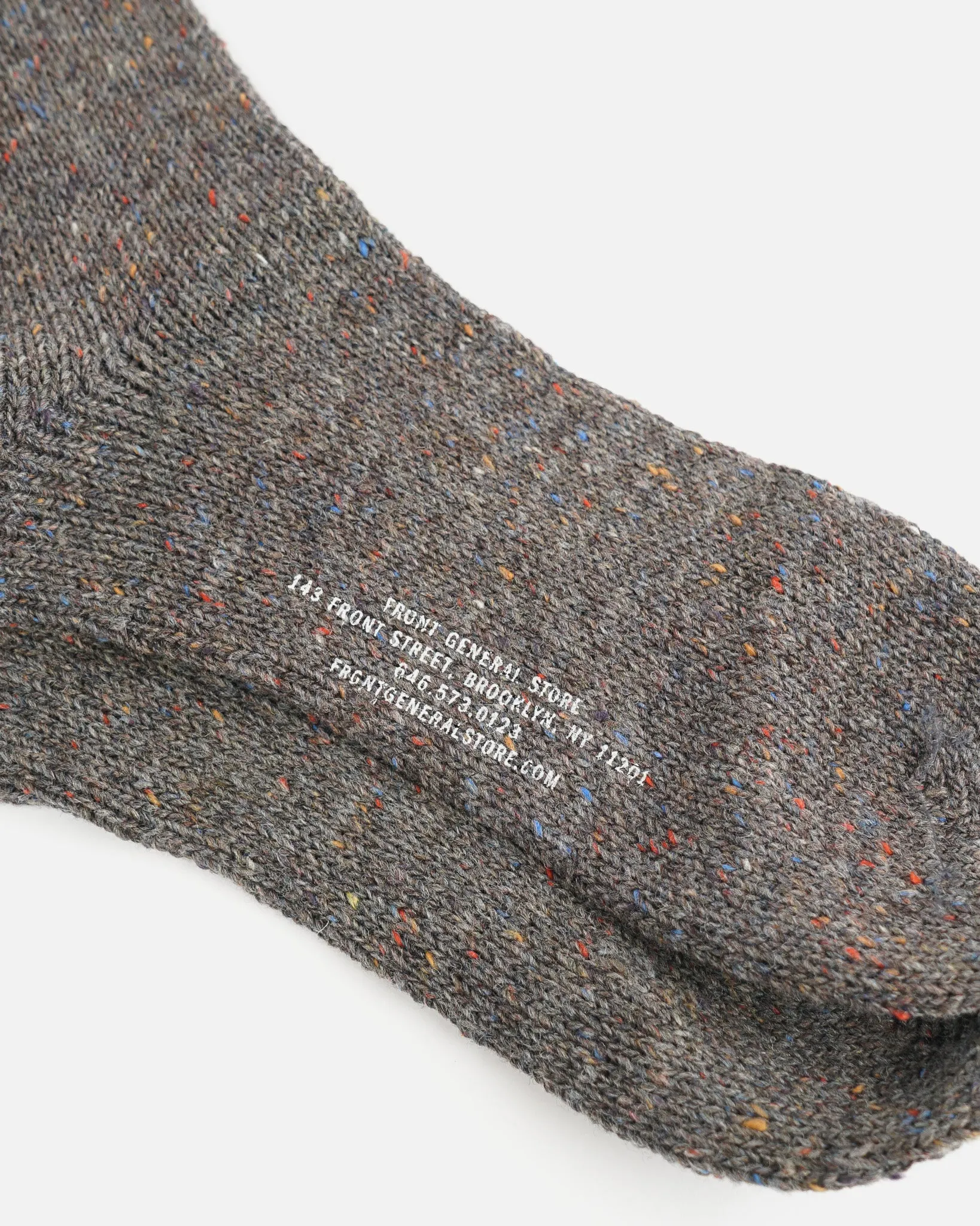 Wool Nep Socks / Gray