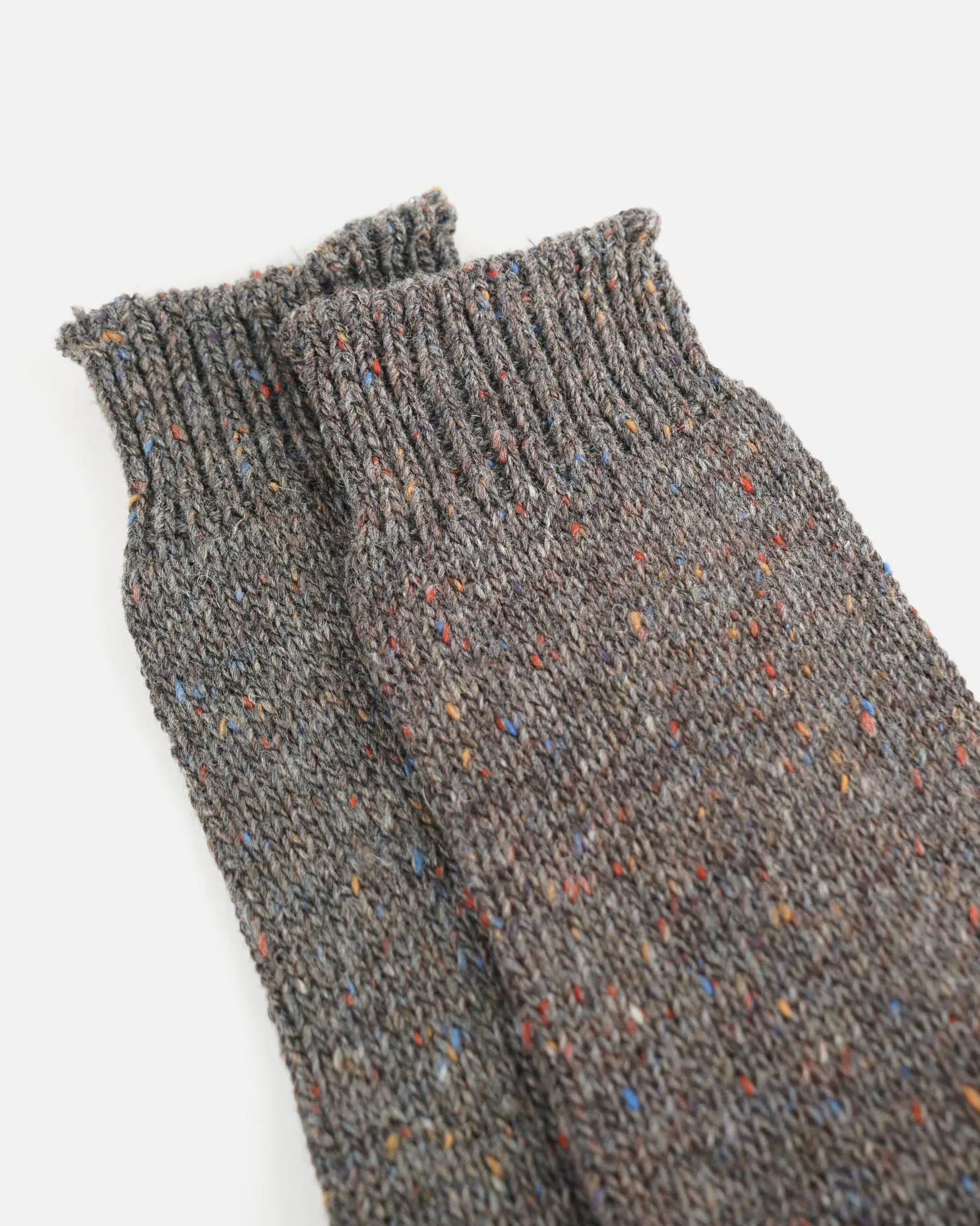 Wool Nep Socks / Gray
