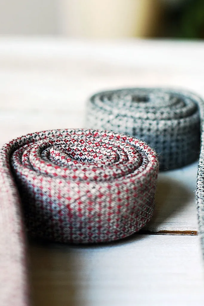 Wool Tie Red